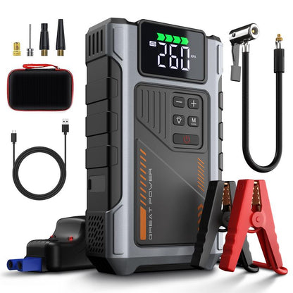 RoadSpark Depot™ Portable Jump Starter with Air Compressor