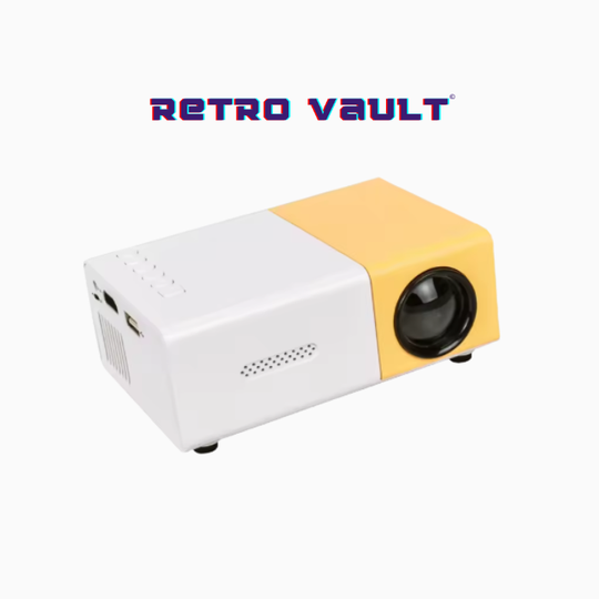 Retro Vault™ Mini Gaming Projector