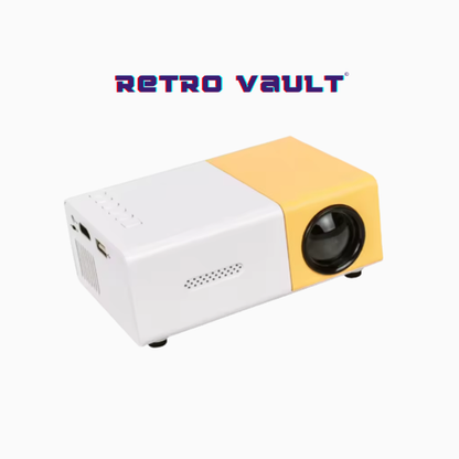 Retro Vault™ Mini Gaming Projector