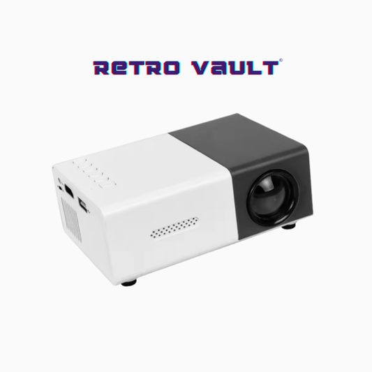 Retro Vault™ Mini Gaming Projector