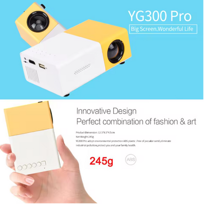 Retro Vault™ Mini Gaming Projector